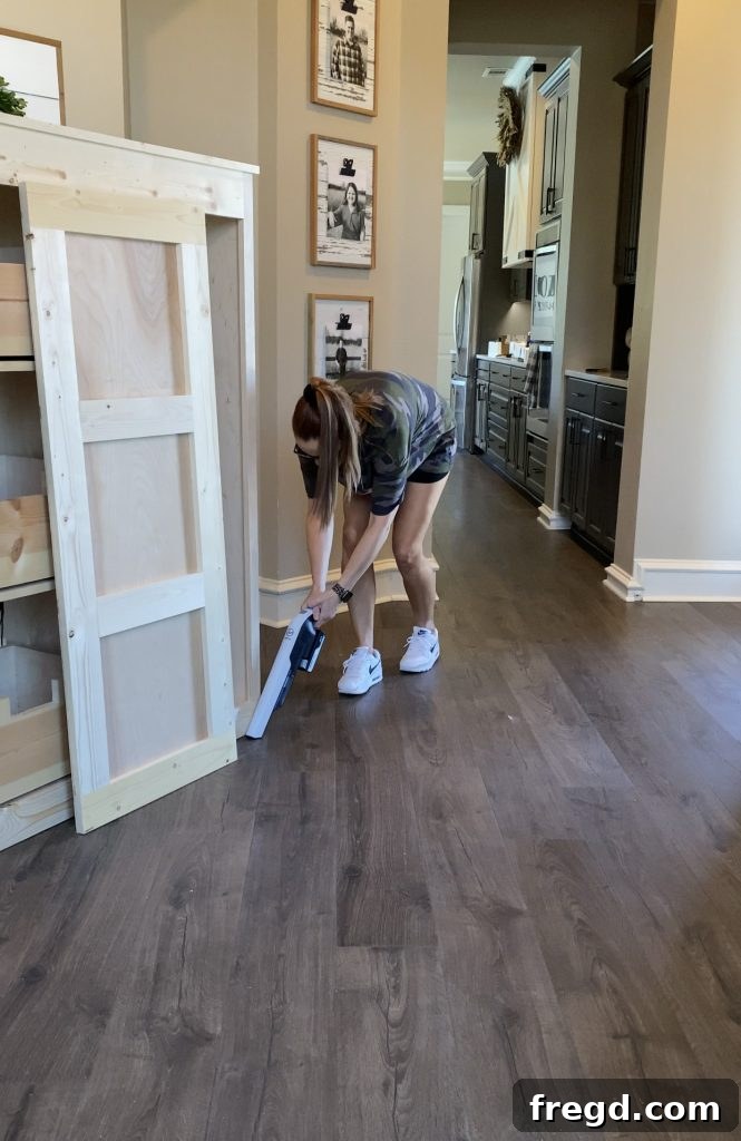 Hoover ONEPWR tools used for efficient cleanup