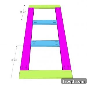 Barn Door Assembly Step 1