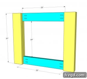 Build Your Own Paneled Farmhouse Dining Table 20 Step 2: Assembling table bases