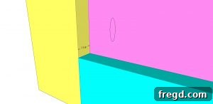 Build Your Own Paneled Farmhouse Dining Table 23 Step 4 detail: Plywood spacing