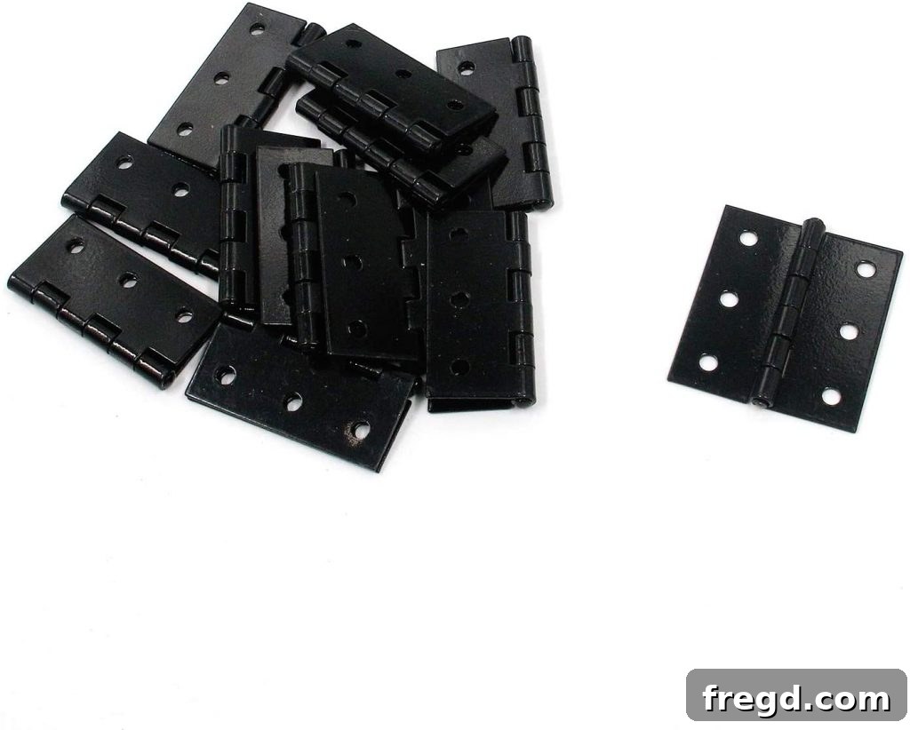 Crafting a Custom Counter-Height Pantry 17 Detail of cabinet door hinges, ready for installation.