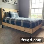 DIY Modern Full Sized Bed