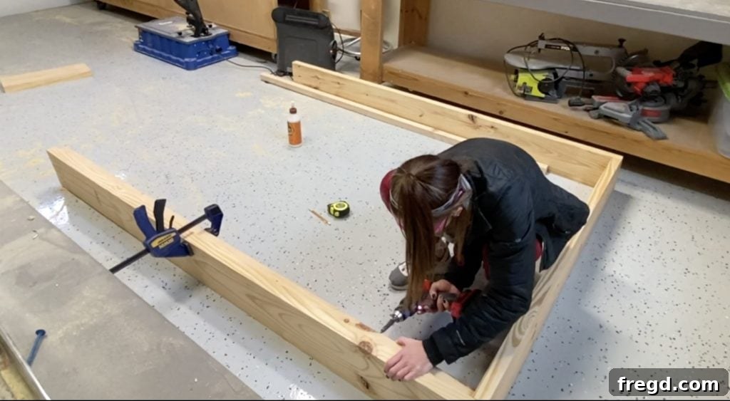 Installing support cleats for mattress slats