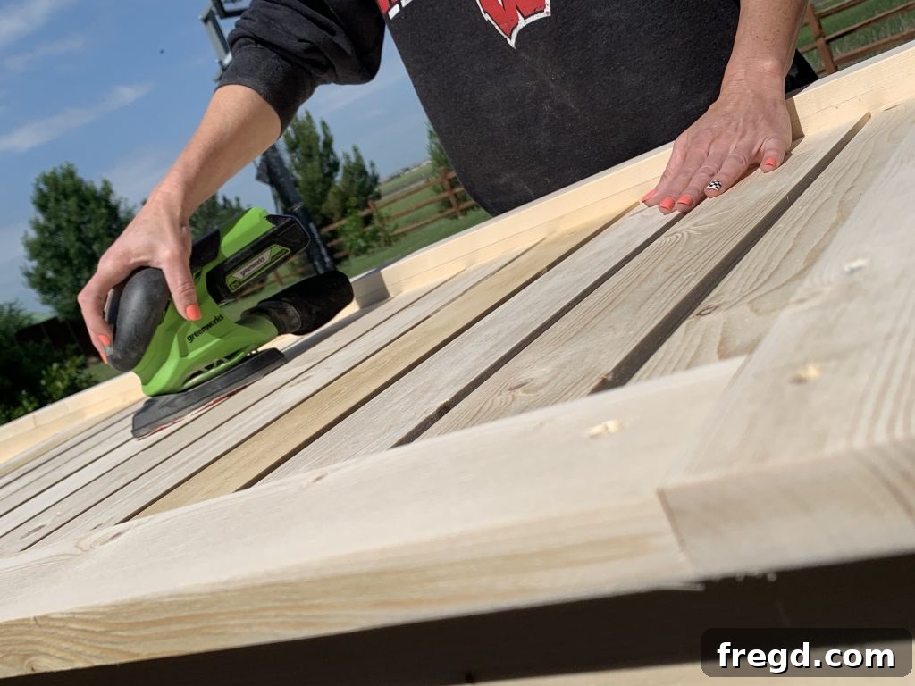 Filling screw holes with wood filler