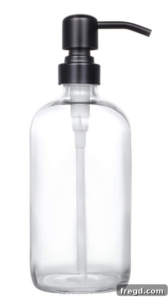 Stylish soap dispenser