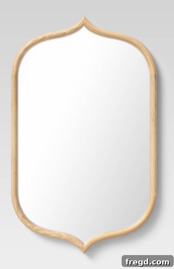 Decorative bathroom mirror