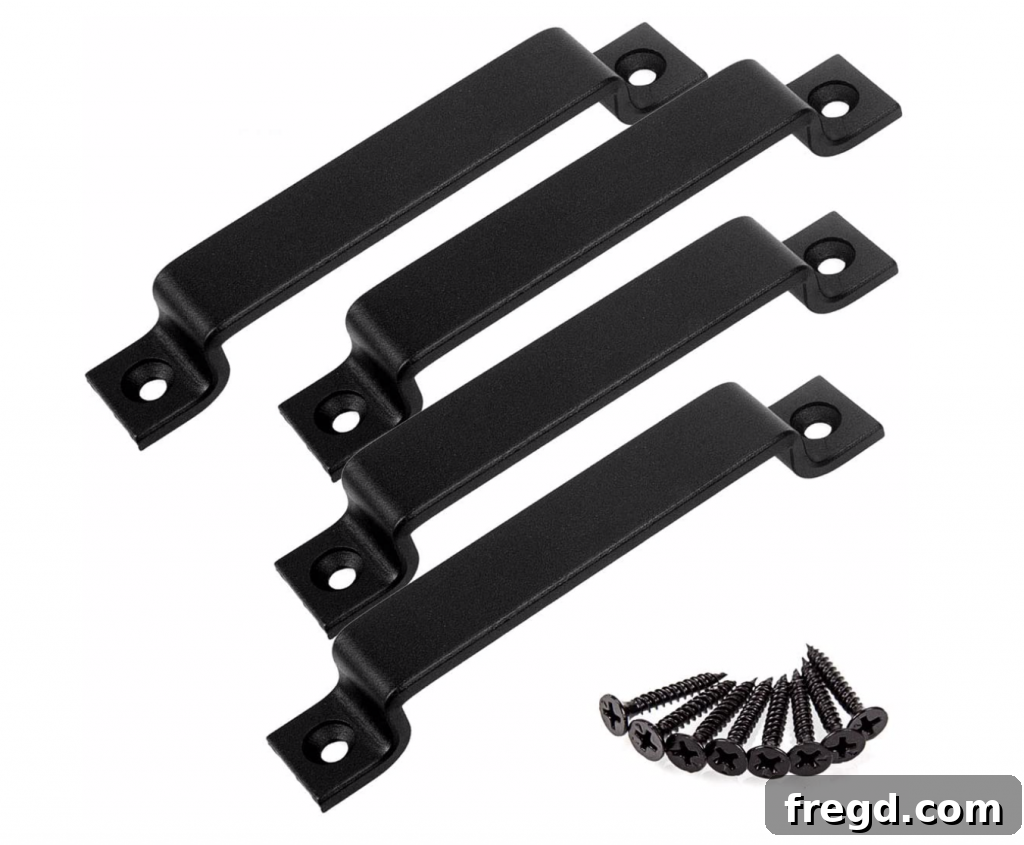 New cabinet pulls