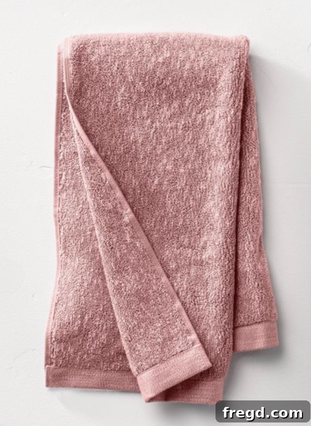 Close-up of towel texture