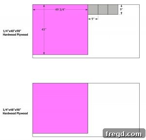 Cut List 2 for Barn Door