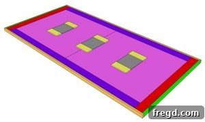 Side trim for squares step