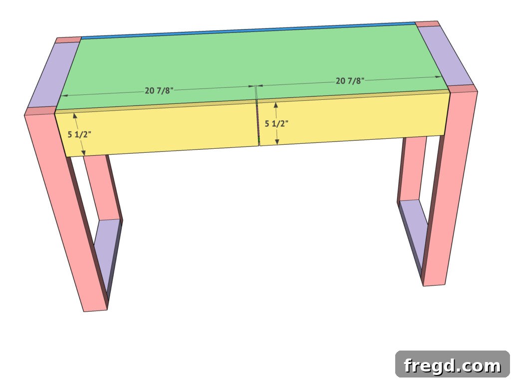 Attaching a drawer face to the drawer box