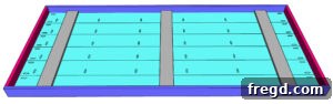 Craft Your Own Canopy Bed 31 Diagram for headboard top and bottom trim