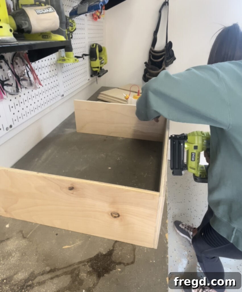 Handmade Craft Storage Cabinet 15 Building the drawer boxes