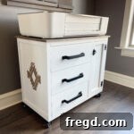 Handmade Craft Storage Cabinet 32 DIY Craft Cabinet complete