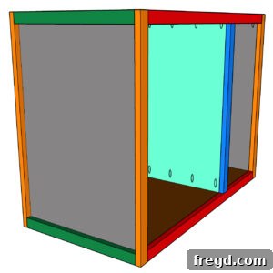 Handmade Craft Storage Cabinet 39 Side Trim Attachment