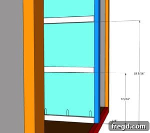 Handmade Craft Storage Cabinet 40 Drawer Slide Installation