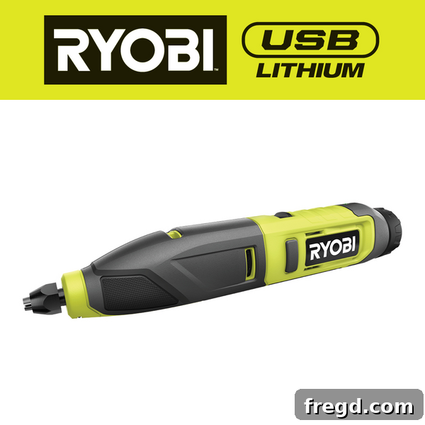 Ryobi USB Lithium Power Carver Kit
