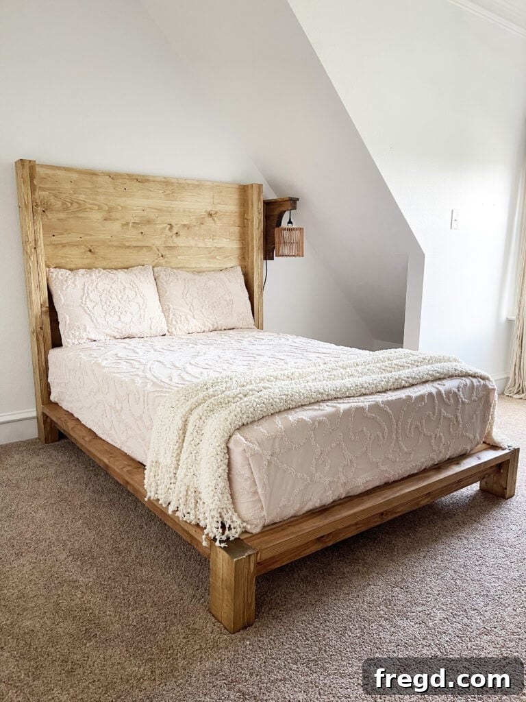 Craft Your Sleep Haven: DIY Bed Frame and Timber Headboard 23 How to Build a Headboard step-by-step