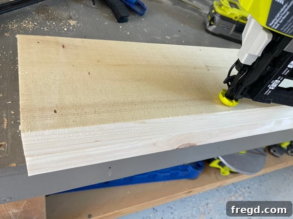 Craft Your Sleep Haven: DIY Bed Frame and Timber Headboard 4 Cutting leg pieces for the headboard
