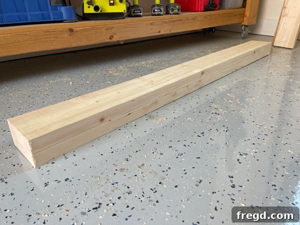 Craft Your Sleep Haven: DIY Bed Frame and Timber Headboard 5 Two headboard leg assemblies