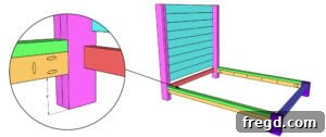Craft Your Sleep Haven: DIY Bed Frame and Timber Headboard 44 Connecting bed frame to headboard