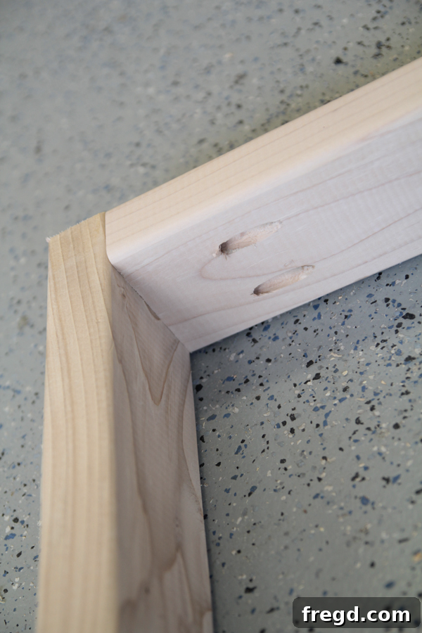 Craft Your Own Miter Saw Station 6 Assembled workbench frame section