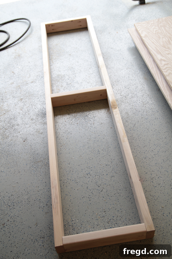 Craft Your Own Miter Saw Station 7 Full workbench frame structure