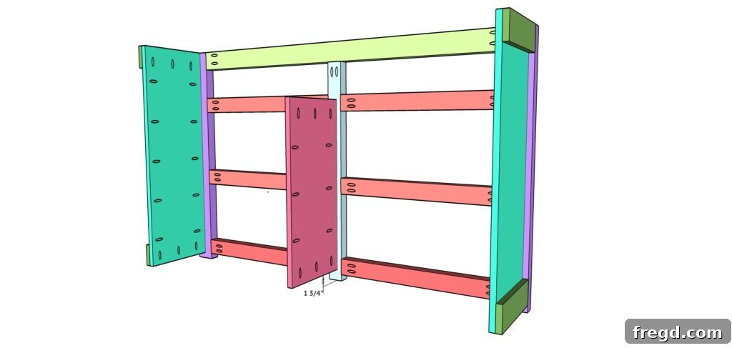 Craft Your Perfect Dresser 12 Securing side frames to the front face frame of the dresser