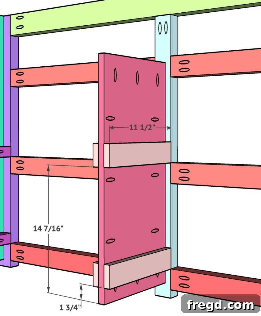 Craft Your Perfect Dresser 16 Securing inside cleats for drawer slides in the dresser