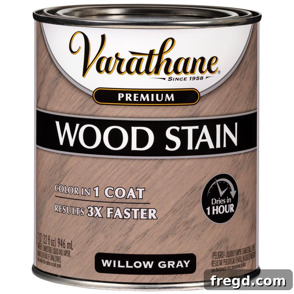 Craft Your Perfect Dresser 29 Willow Gray Varathane Interior Wood Stain for custom mix