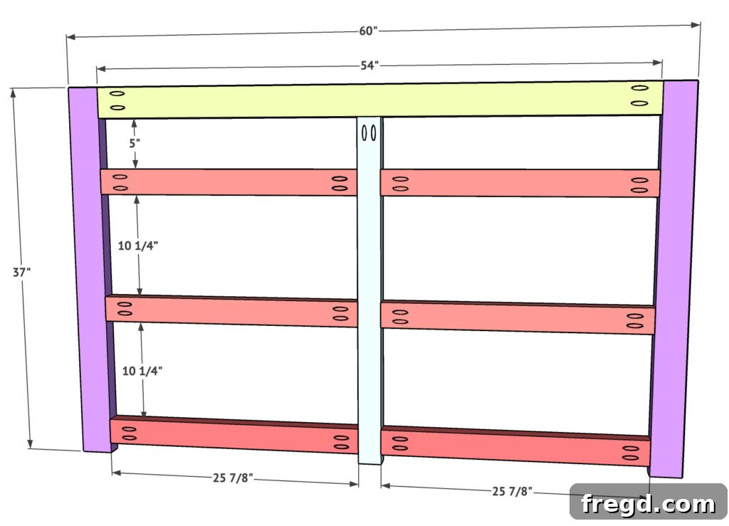 Craft Your Perfect Dresser 4 Adding pocket holes to dresser face frame components