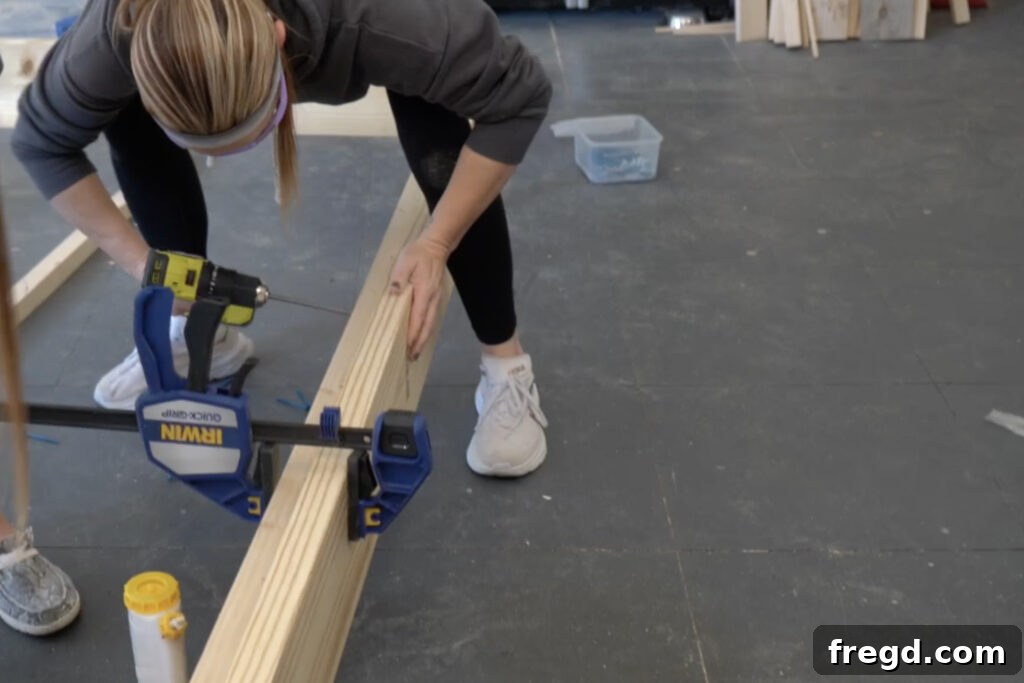 Installing side and center cleats