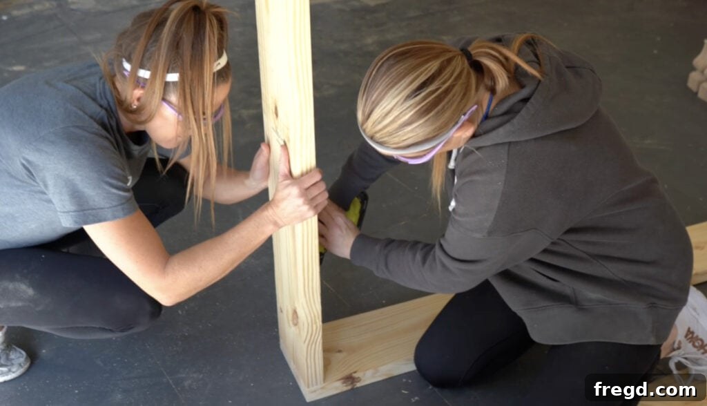 Assembling bed frame rails