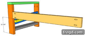 Back Runner Assembly Between Arms