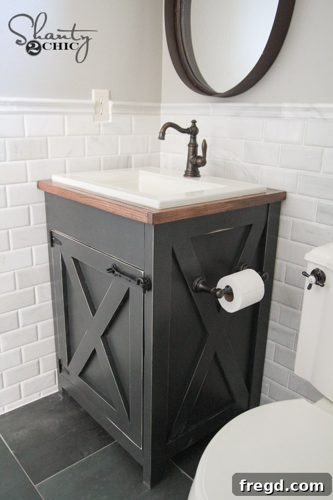 Master Bath Oasis Reimagined 31 DIY Bathroom Vanity.