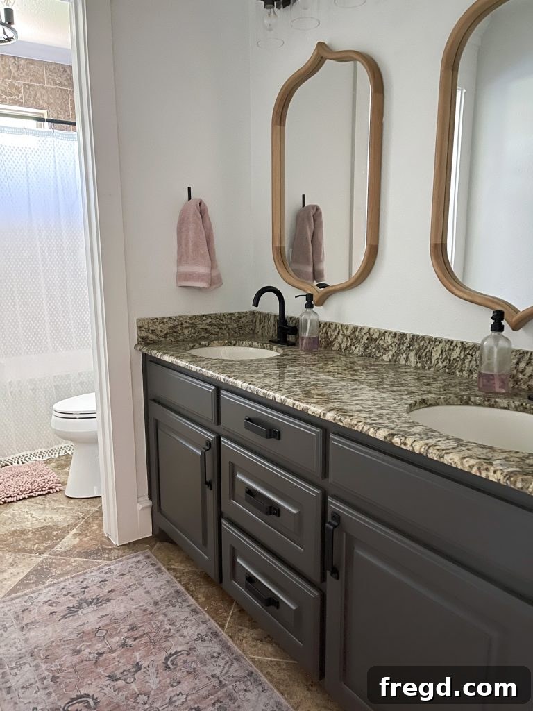 Master Bath Oasis Reimagined 32 Painting My Bathroom Cabinets.