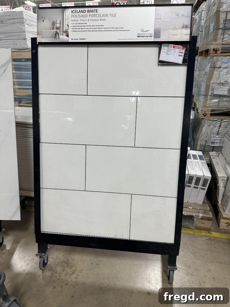 Master Bath Oasis Reimagined 6 Iceland White subway tile for shower walls.
