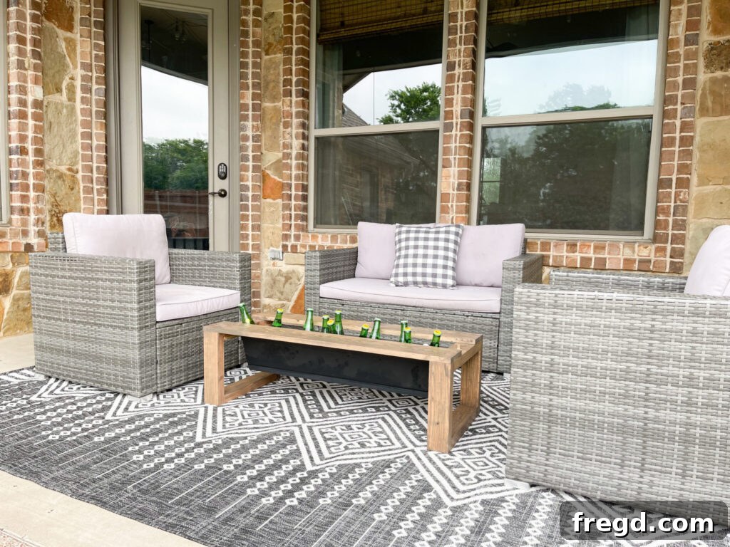 DIY Cooler Coffee Table project by Shanty2Chic