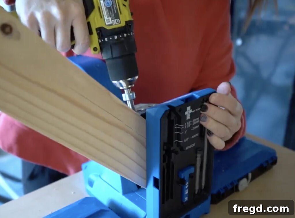Elegant Waterfall Desk Build 5 Boards cut at 45-degree angles for the desk frame