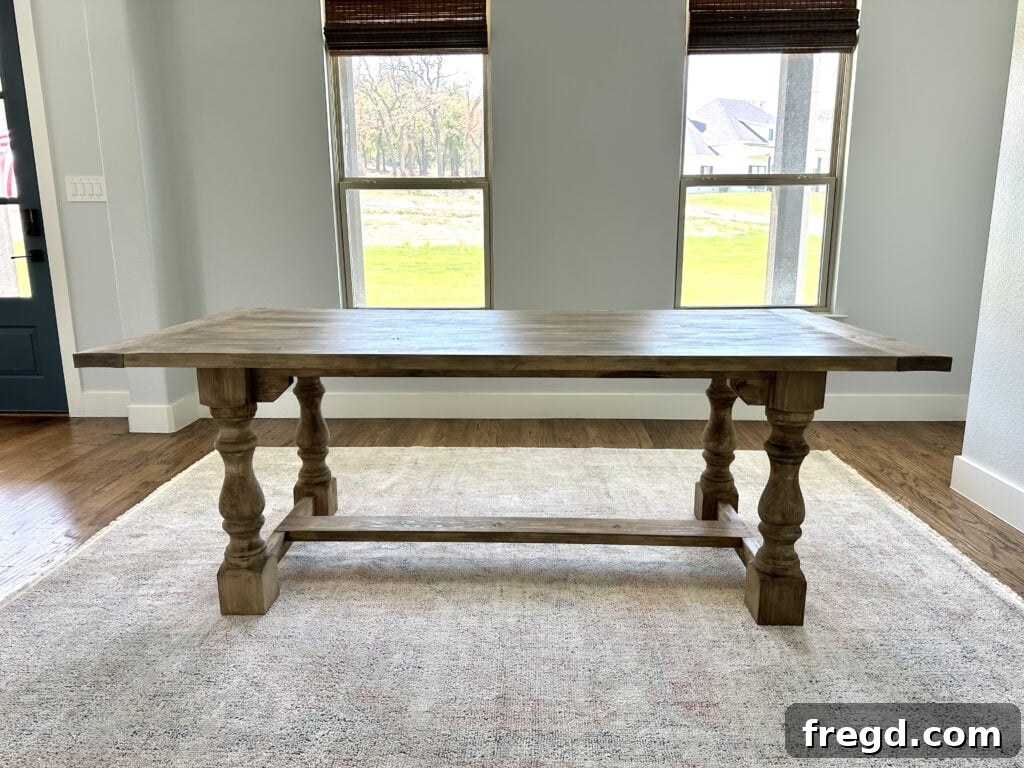 Build Your Own Dining Table with Free DIY Plans 30 Dining table set with chairs, showcasing the custom build