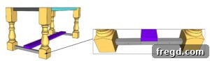 Build Your Own Dining Table with Free DIY Plans 42 Diagram for attaching the main runner