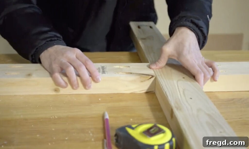 Two X-shaped base components for the coffee table