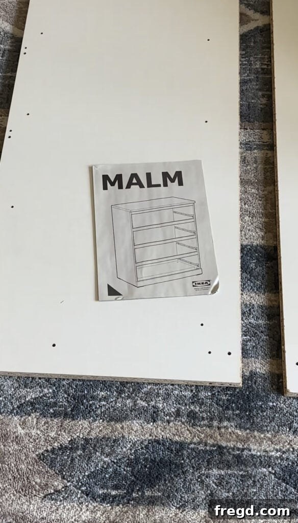 Elevating Your Ikea Malm Dresser 3 Assembling the IKEA Malm dressers