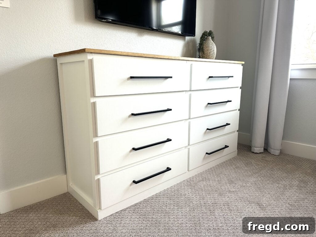 Elevating Your Ikea Malm Dresser 25 The dresser integrated into the room