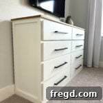 Elevating Your Ikea Malm Dresser 33 Custom IKEA Malm Dresser Hack