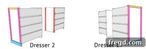 Elevating Your Ikea Malm Dresser 36 Attaching side trim