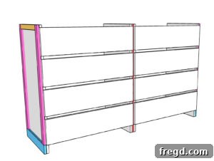Elevating Your Ikea Malm Dresser 37 Joining dresser units