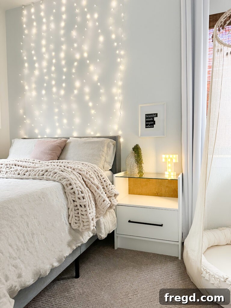 Build Your Own Side Table A Complete Visual Guide 25 Styled nightstand with a lamp and book, highlighting its practical use
