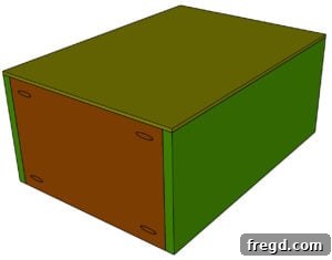 Attaching drawer bottom