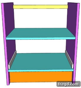 Installing drawer slides